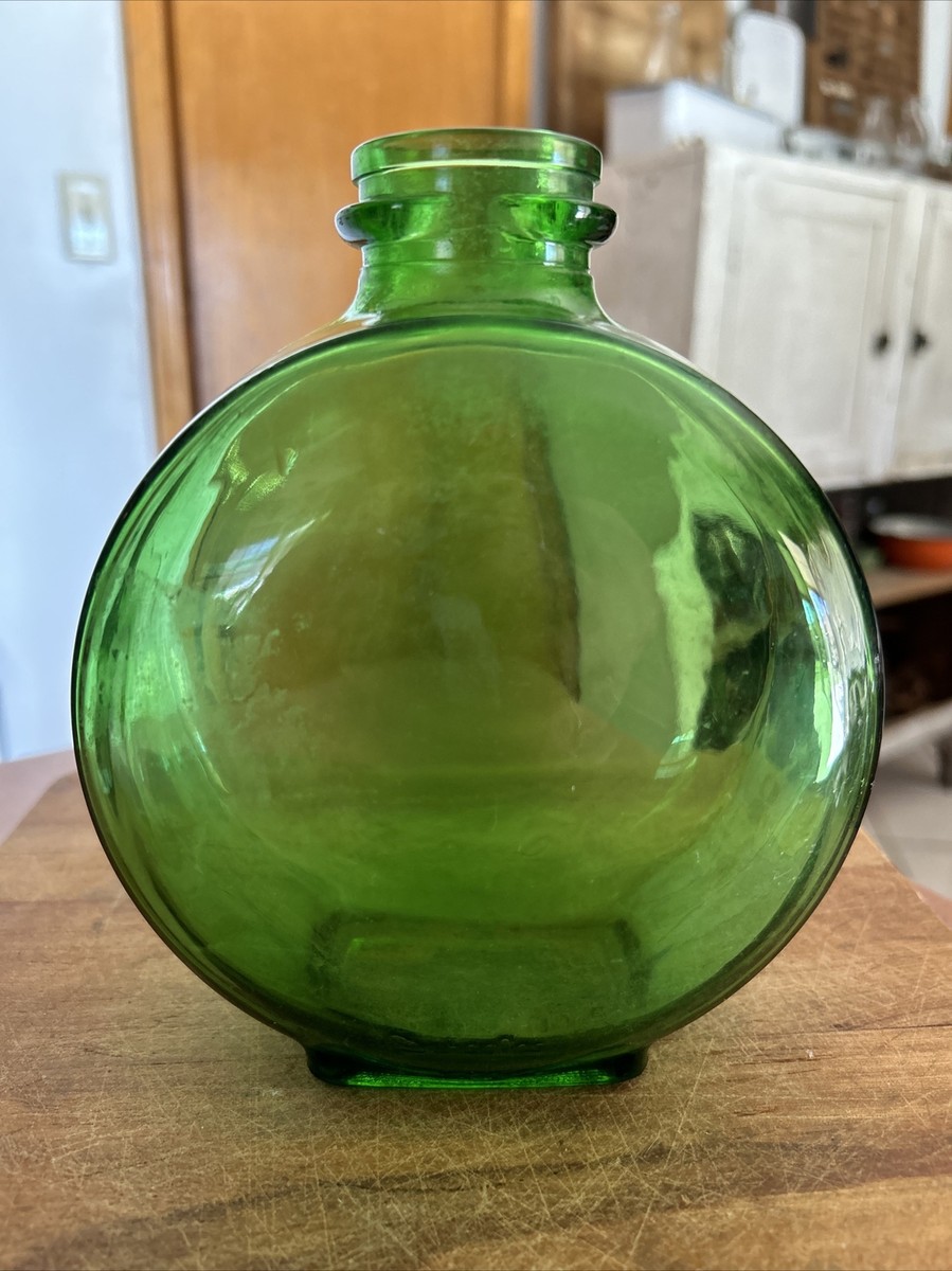 Unique Vintage Green Glass Bottle Sunsweet Pat Appld For Marked