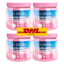 4x 500g SHIROI Gluta VIT C Plus Berry Lotion Acai Peach Goji Healthy Brightening