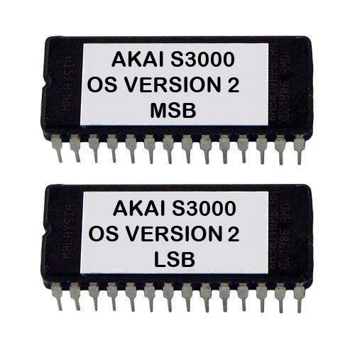 Akai S3200 - S3000 - S2800 - Operating System 2.0 Eprom Firmware Upgrade OS