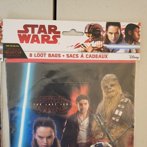 (16) Star Wars Party Invitations & Envelopes (1) Happy Birthday Banner (16) Bags - Picture 5 of 12