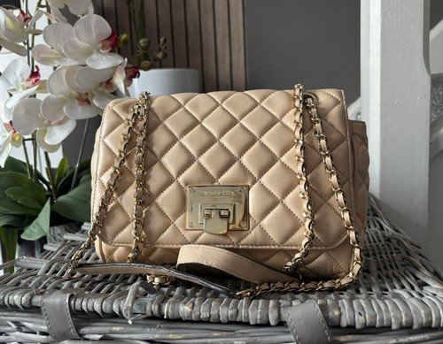 MICHAEL KORS Sloan gesteppte Leder-Schultertasche Umhängetasche Kettenriemen - Bild 9 von 13