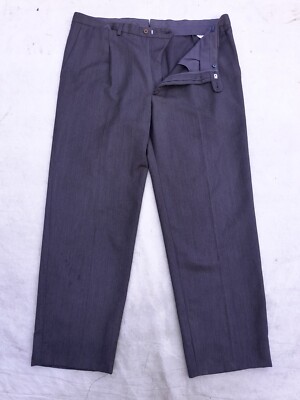 Burberry London Pants Mens 40in Peat Brown Tailored Trousers EU