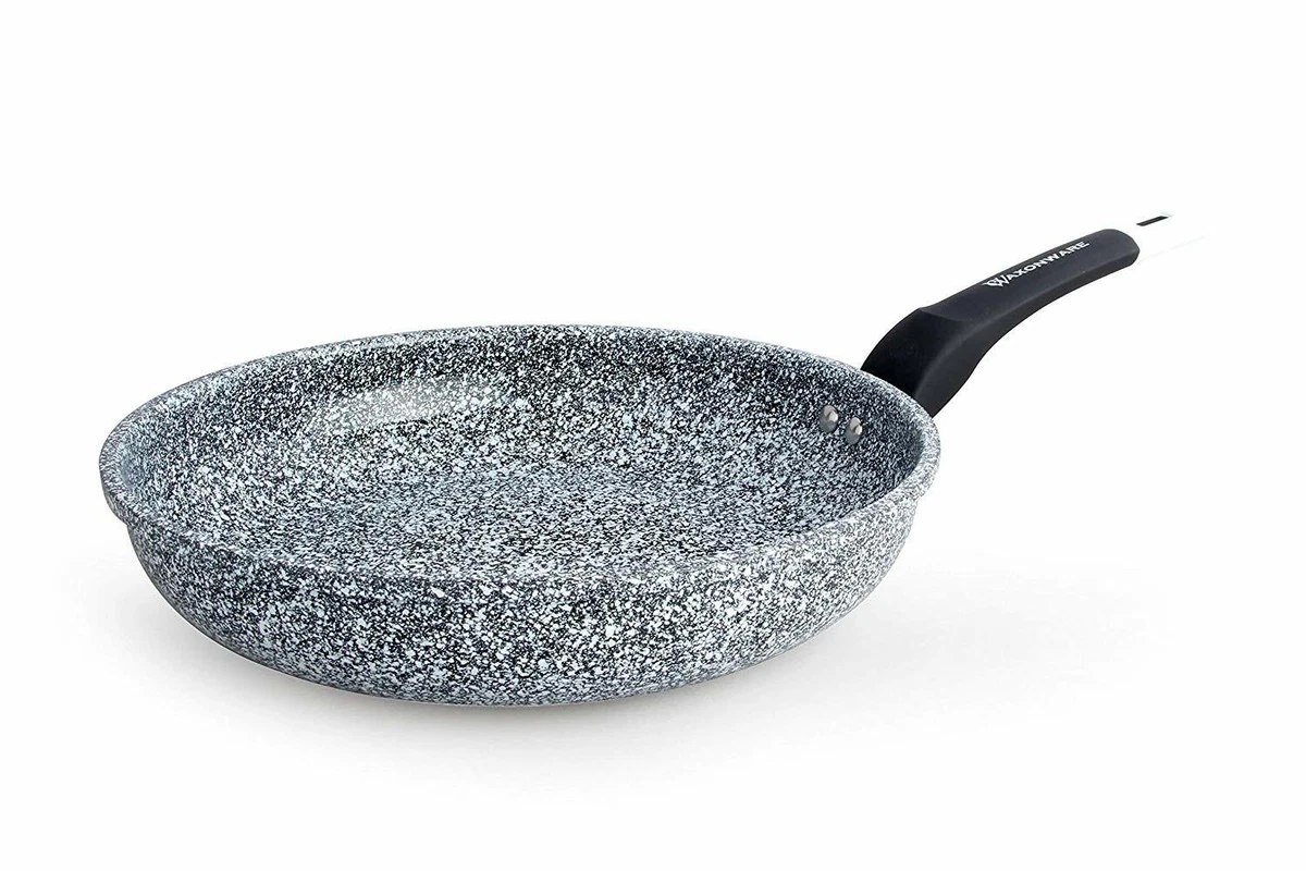 11/8 Inch Granite Ceramic Nonstick Frying Pan & Nonstick Skillet, Anti-Warp