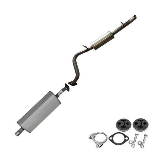 Resonator Muffler with Hangers + Bolts compatible with 0508 Tribute