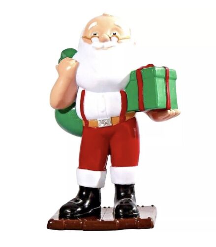 La storia di un elfo / Statuetta di Babbo Natale dell'elfo sullo scaffale - 2005 - NUOVA - Foto 2 di 5