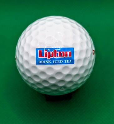 Vintage Lipton Brisk Iced Tea logo golf ball