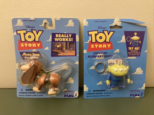Toy Story 1996 Slinky Dog Keychain by Basic Fun Works Original Release A0037 for sale online | eBay