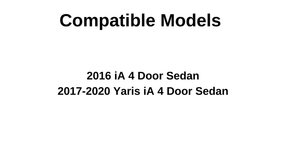 Fits 17-20 Toyota Yaris iA 2016 Scion iA Driver Left Front Door Window Glass - Image 2 of 4