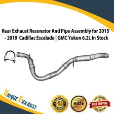 Rear Exhaust Resonator And Pipe Assembly for 15-19CadillacEscalade|GMCYukon6.2L