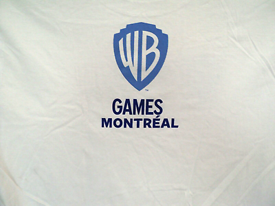 Warner Bros Games Entertainment Montreal NEW Original Staff T Shirt Size  Large