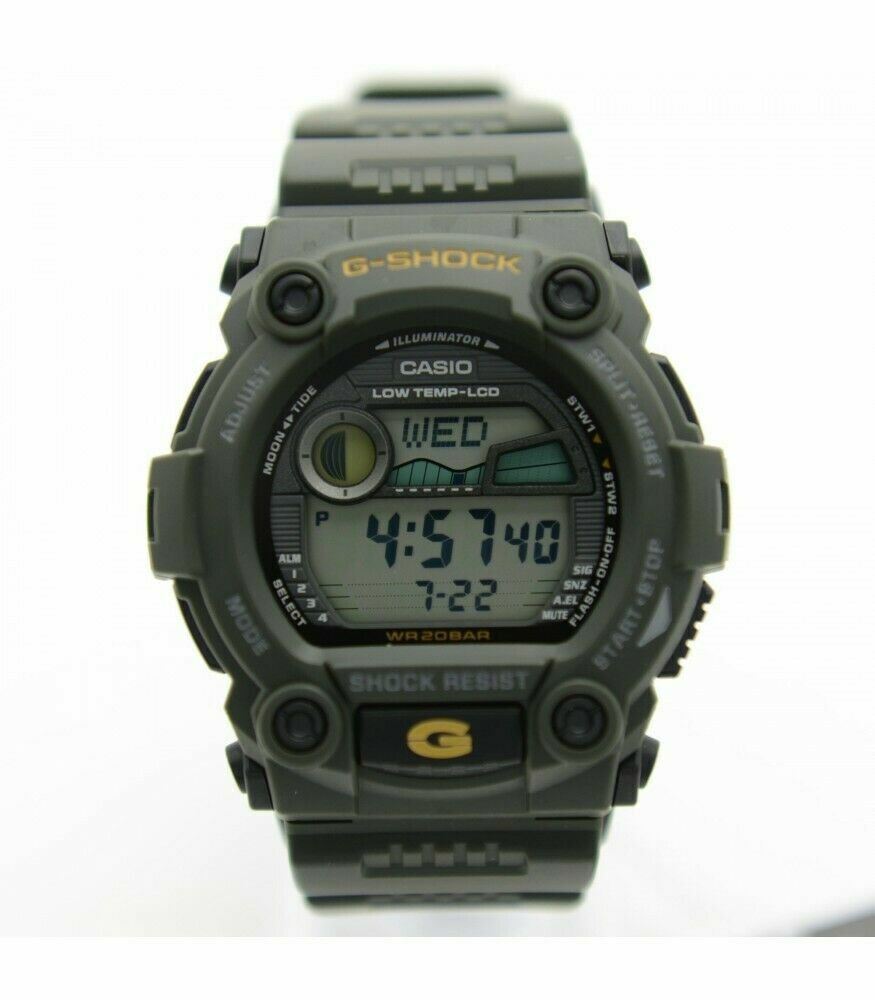Casio G-Shock G-7900-3D Tide Graph Digital Green Resin Strap Casio G-Shock G-7900-3D Tide Graph Digital Green Resin Strap