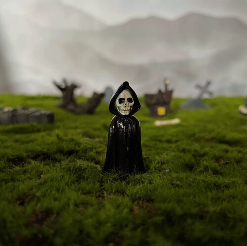 Diorama Miniature Model Gothic Tombstone Haunted House Scene Prop Model Toy - Picture 2 of 36