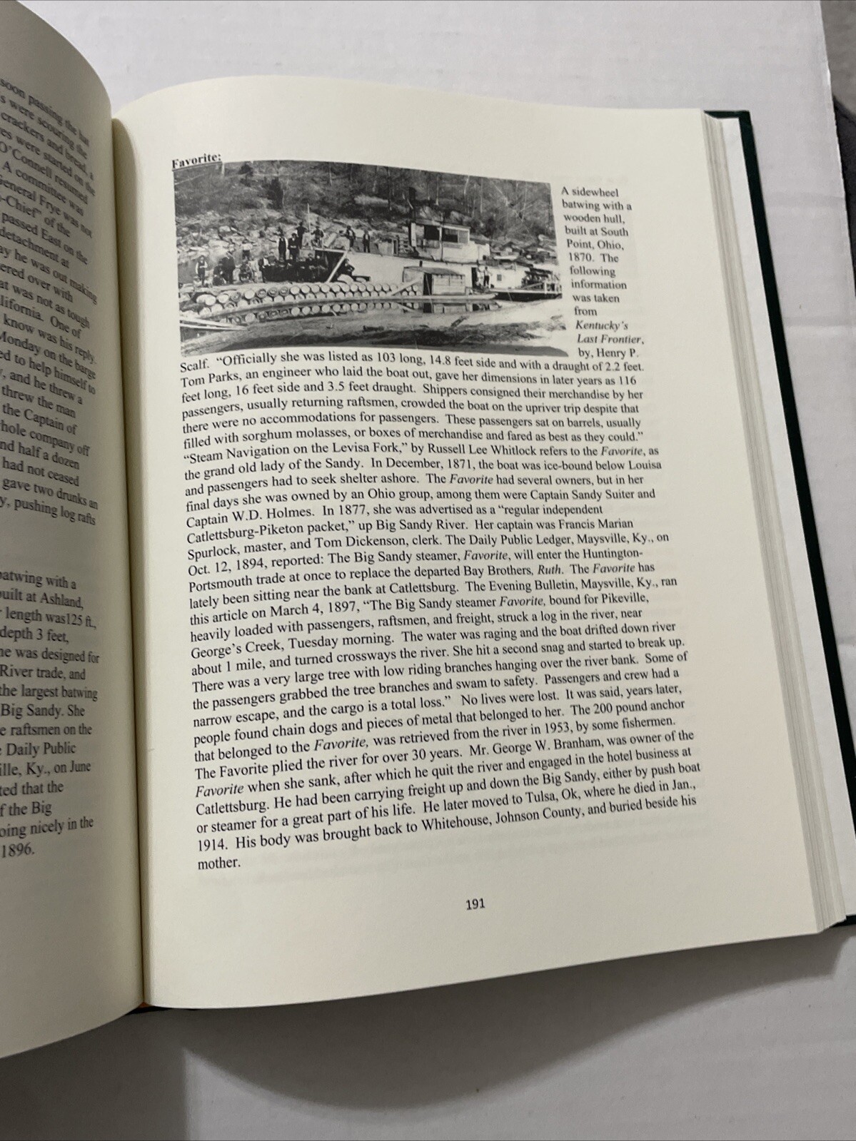 Signed LUMBERMEN LOG RAFTS AND SAWMILLS Timber Industry West Virginia