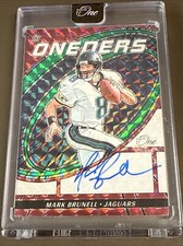 2023 Panini One Mark Brunell Oneders Green Prizm Auto 49/49 #357 Jag's Encased