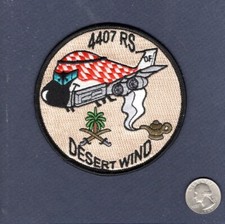 4407th RS Desert Wind Reconnaissance Squadron USAF RC-135 Squadron Patch