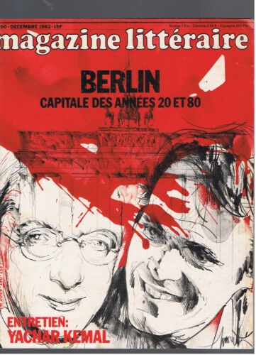 MAGAZINE LITTERAIRE N°190 1982 BERLIN capitale des années 20 et 80   y kemal - Bild 1 von 1