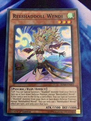 Reeshaddoll Wendi - SDSH-EN002 Super Rare 1st Edition - Yu-Gi-Oh! Shaddoll Showdown Structure Deck Card