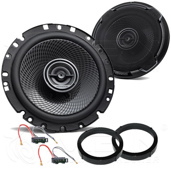 Kenwood Lautsprecher FüR VW Lupo 1998-2005 Front TüR Vorn 2-Wege Koax 330W #ATA2-image