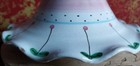 Vintage Italian Art Pottery 9" Umbrella Lid Hand-Painted Cherry Leave Canister  — photo 8