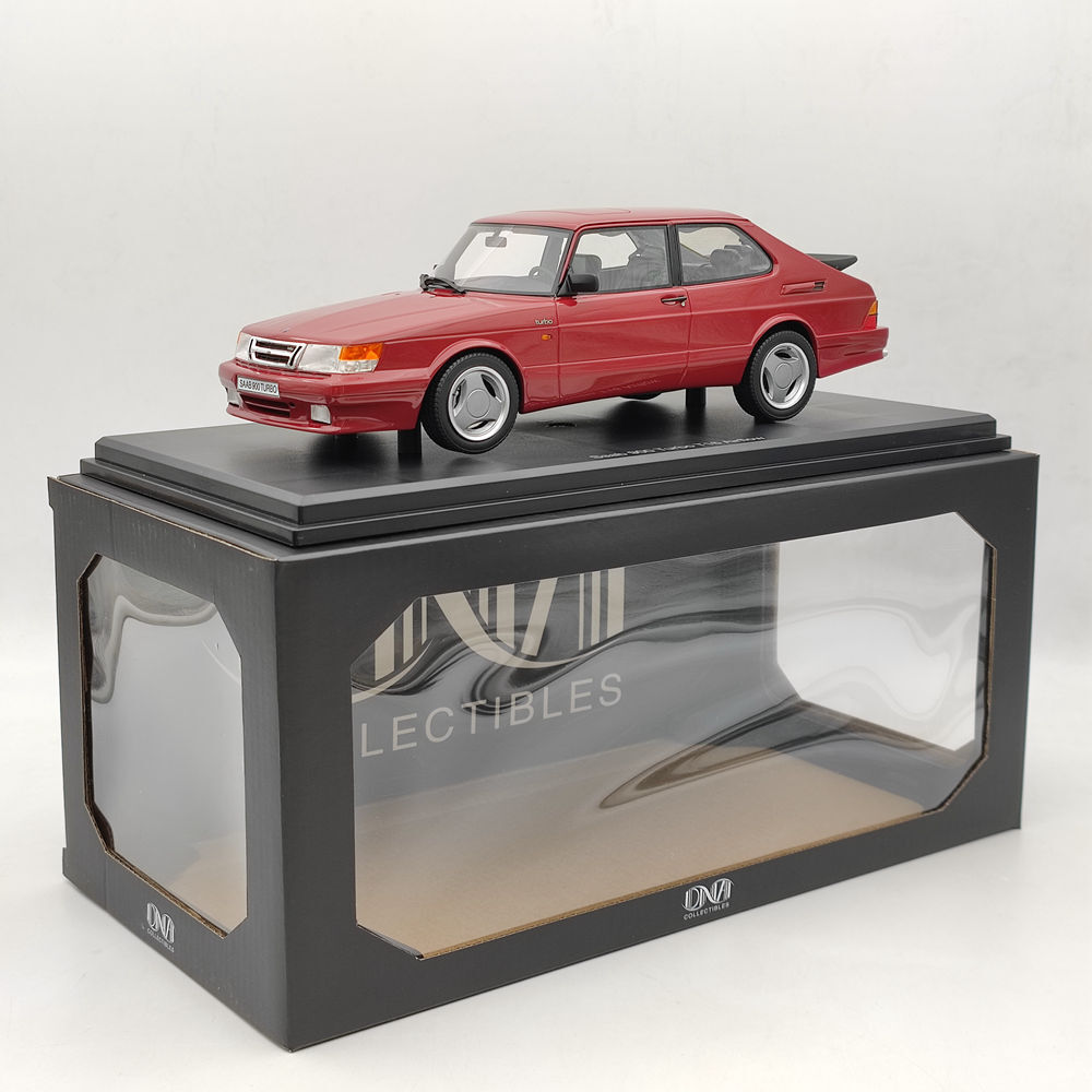 DNA Collectible Saab 900 Turbo T16 Airflow 1988 - Rouge Cerise - Échelle 1/18