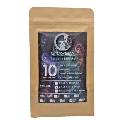 GRAVEDA Rosin Bag Filterbeutel Nylon Filter für Presse Extrakte Pollen 5µ 220µ