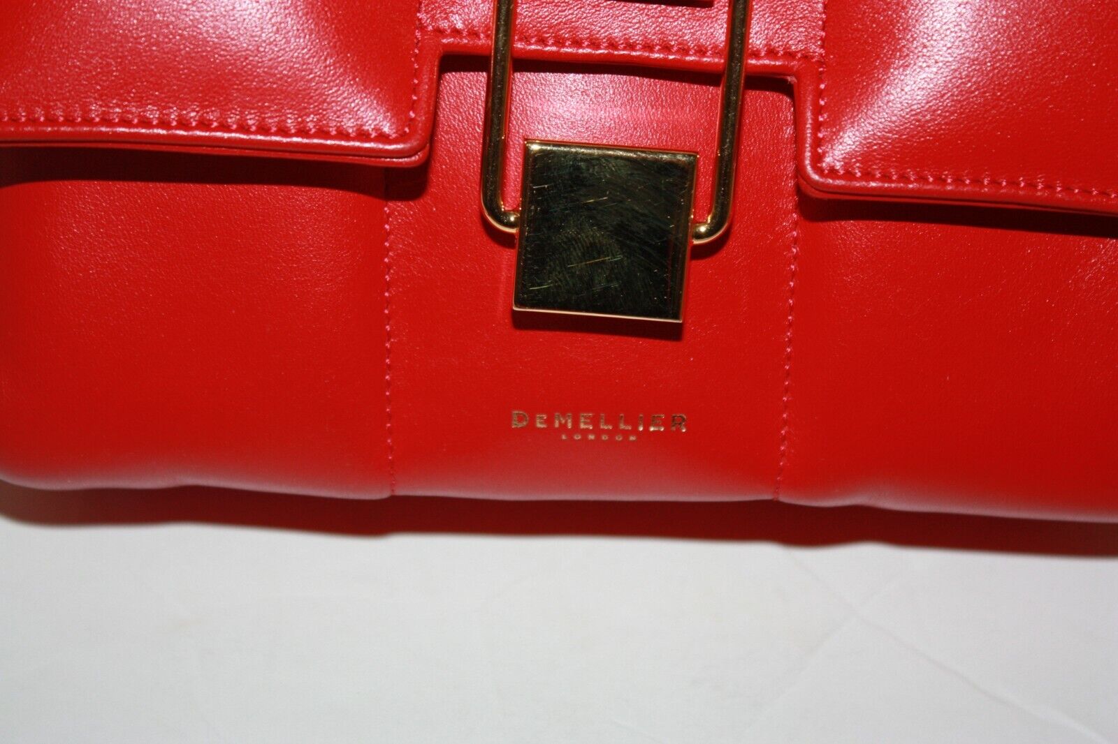 DeMellier Alexandria Handbag in Red Gorgeous Cros… - image 3