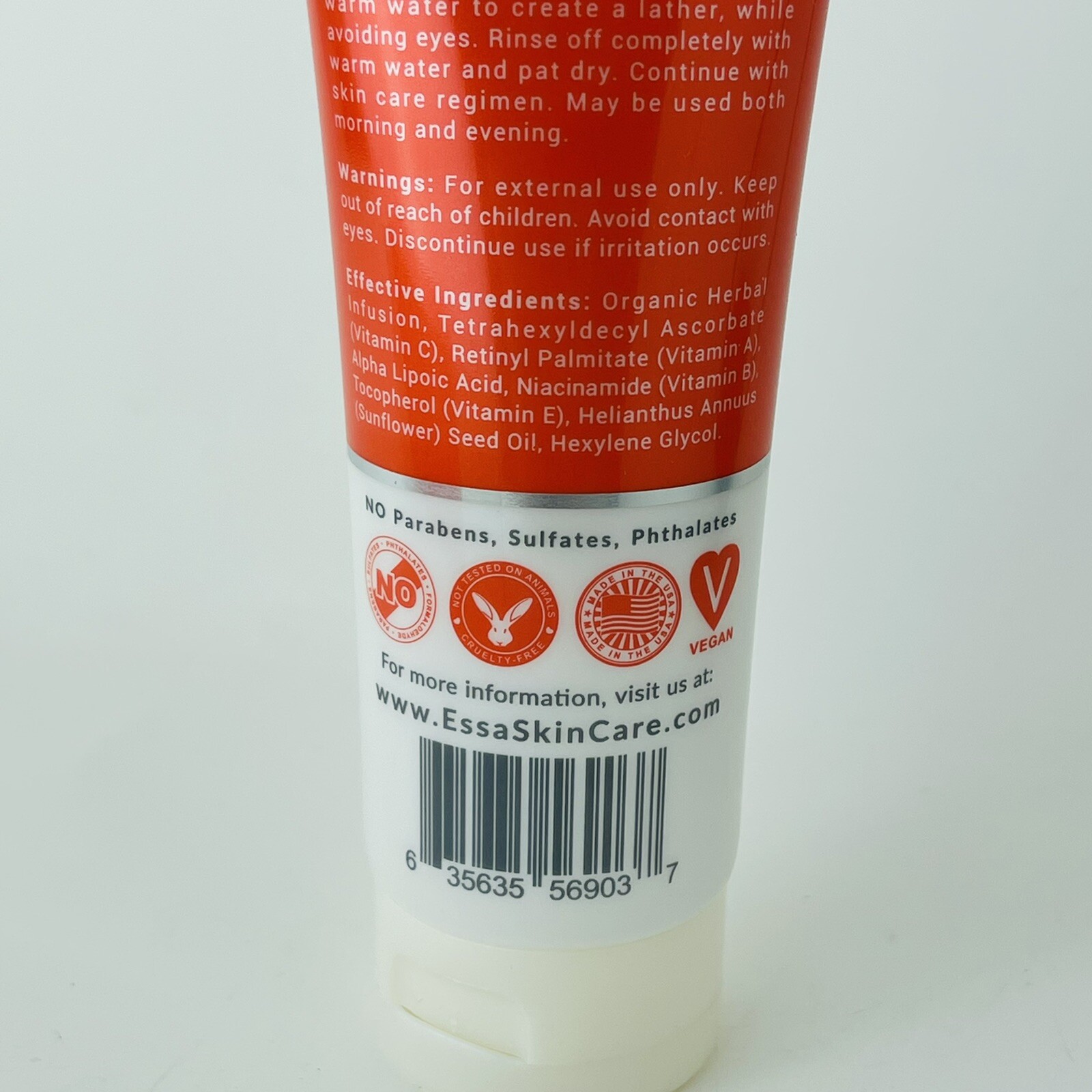 3 ESSA Skin Care VitaClarify Premium Organic Facial Cleanser For All