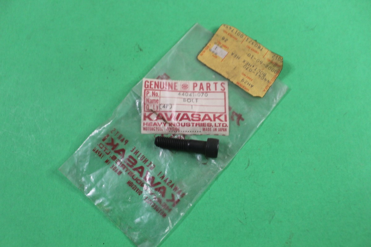 NOS Kawasaki Front Fork Hex Bolt 8 X 34 74-76 KX125 KD125