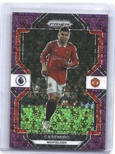 2022 Panini Prizm Premier League Casemiro Pink Mosaic #75 card