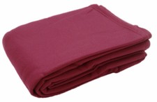 Fleece Throw Blanket Warm Soft Sofa Single Double Bed Car Travel 125cm x 150cm