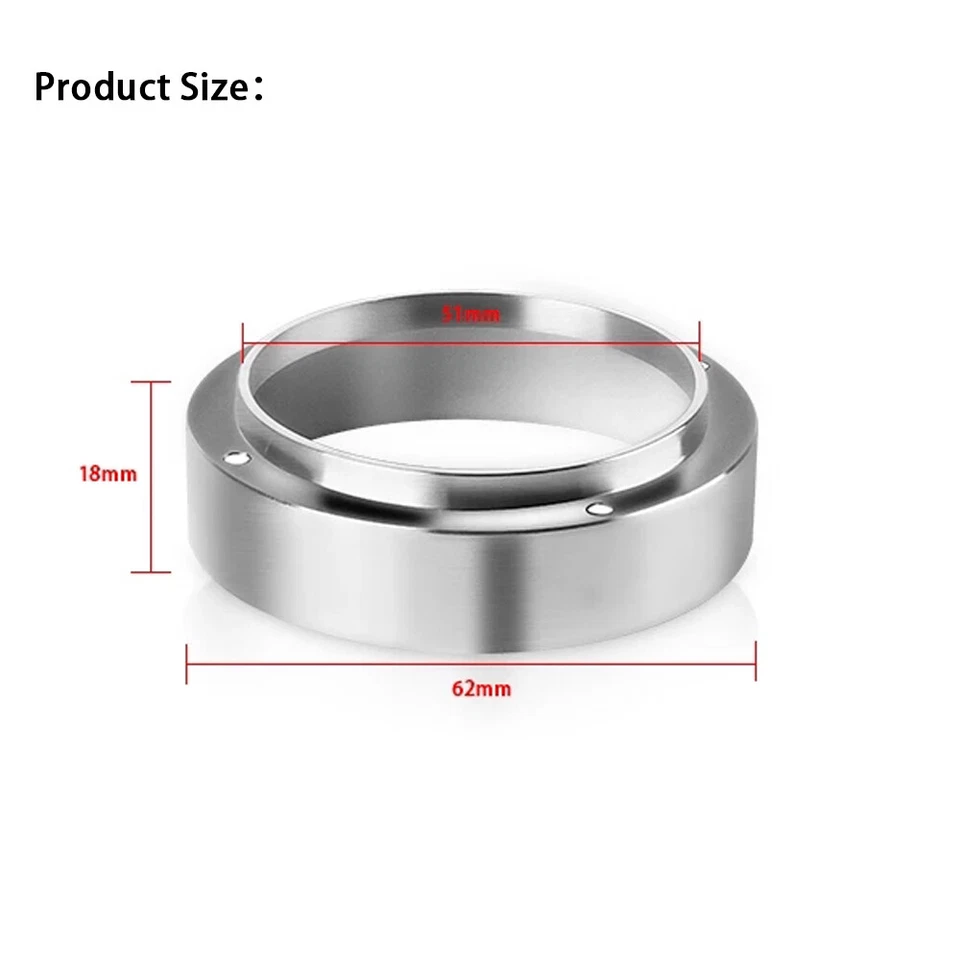 51/53/58mm Coffee Grinder Dosing Funnel Magnetic Espresso Ring For Portafilter