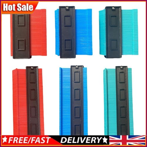 Contour Gauge Wear-Resistant Shape Gauge for Corner Pipe Tile Flooring