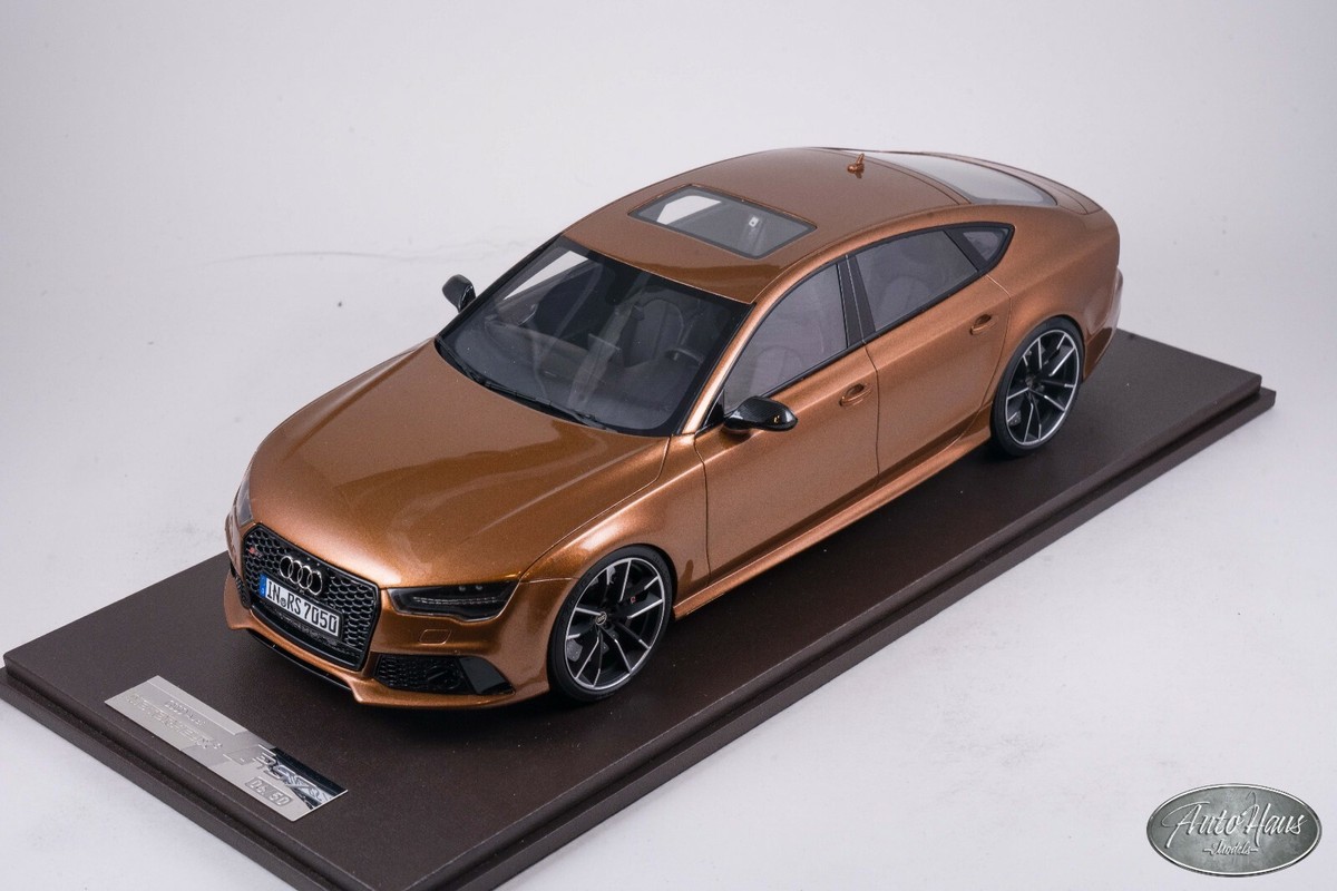 極美品 MOTORHELIX AUDI RS7 Sportback 1/18 1/18 Motorhelix 2020 Audi RS7 Sportback (Apple Green) Resin