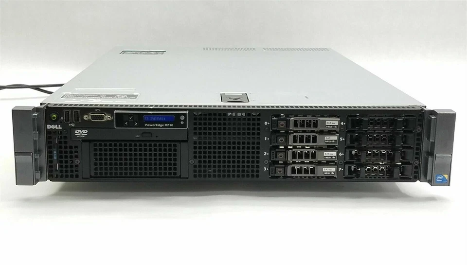 Servidor Dell PowerEdge R710 1x CPU Intel Xeon E5606 2,13 GHz 24 GB de RAM sin HD Foto 2 de 4