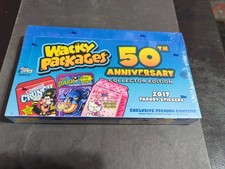 WACKY PACKAGES 50TH ANNIVERSARY HOBBY COLLECTOR'S EDITION BOX (TOPPS 2017)
