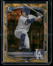 2025 Bowman Draft #BDC-96 Charles Davalan Gold Sapphire /50