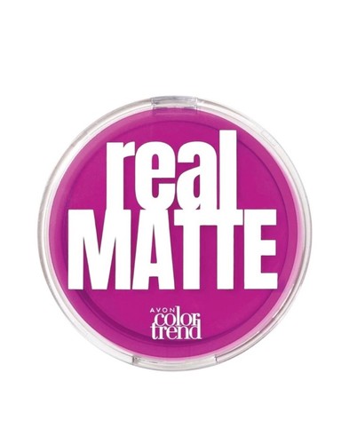 NEW! Avon Color Trend Real Matte Pressed Powder-Medium Deep - Picture 2 of 2
