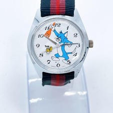 Seiko 5000-7000 Tom and Jerry orologio analogico a carica manuale anni 70 vin...