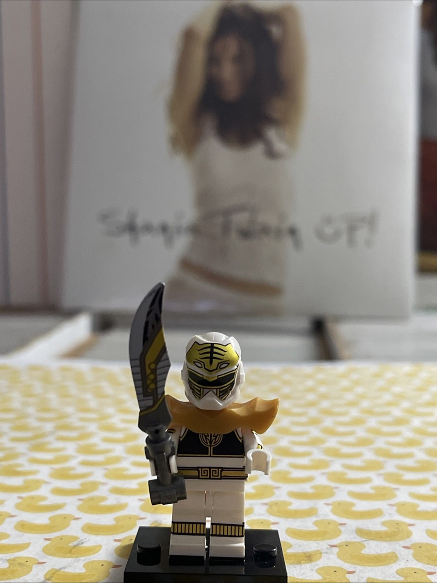 TOMMY WHITE POWER RANGERS LEGO MINI FIGURE jason frank green