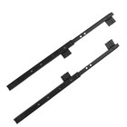 1 Pair Large Keyboard Tray Slide-out Keyboard Stand for Office desk rail rack