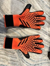 Adidas Predator GL PRO Goalkeeper Gloves Size 7 Orange Black
