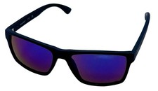 Timberland Sunglass Mens Navy Rectangle Plastic, Flash Lens TB7217. 92X