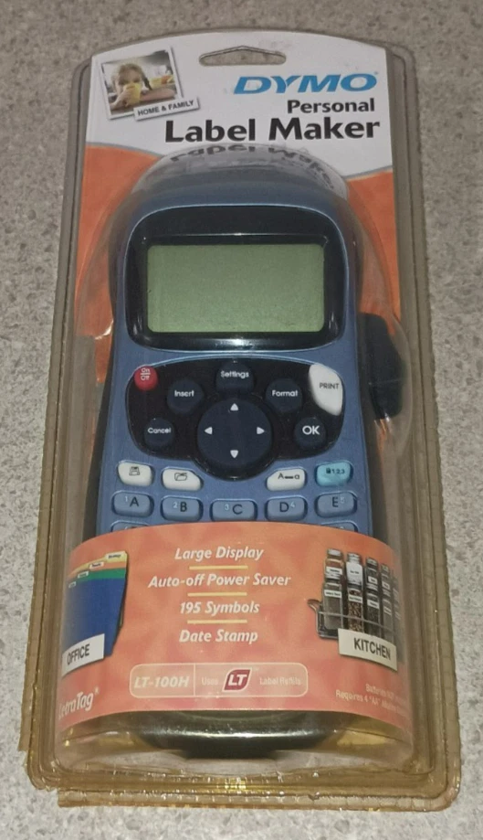 Dymo Letra Etiqueta Fabricante de Etiquetas Personales Nuevo Antiguo Stock Sellado ¡Envío Gratis! Foto 2 de 4