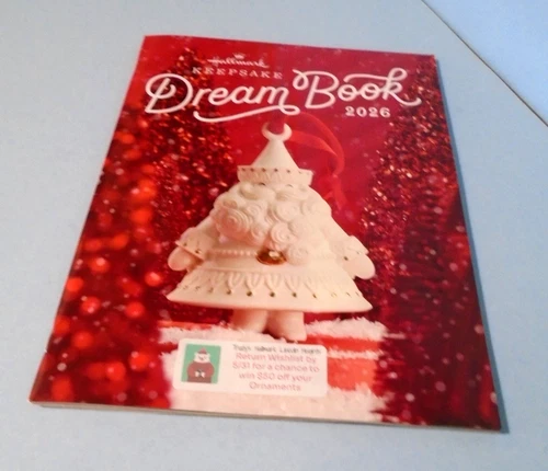 Hallmark 2026 DREAM BOOK With Wish List - FREE SHIPPING
