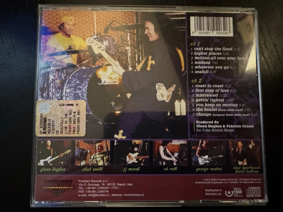 Glenn Hughes ‎– Soulfully Live In The City Of Angels  (CD, Europe, 2004)  MINT- - Bild 2 von 4