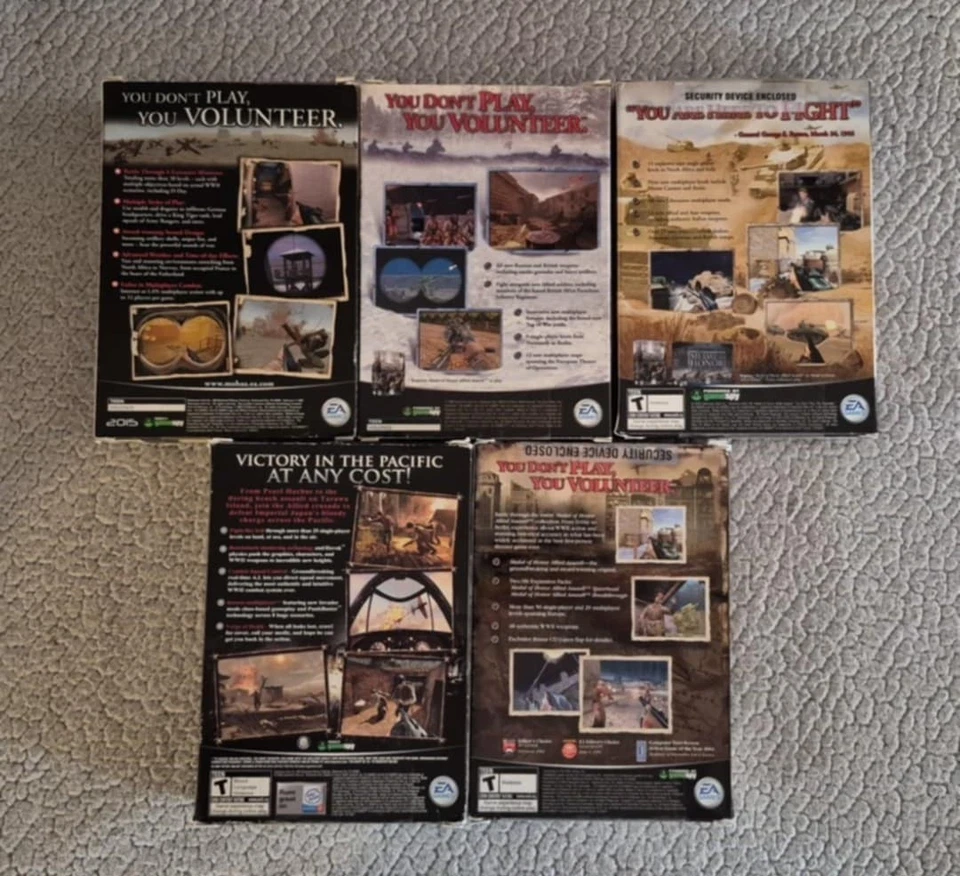 Medal of Honor PC Lot - MOHHA, Spearhead, Breakthrough, Pacific Asslt, Warchest - Image 2 of 4