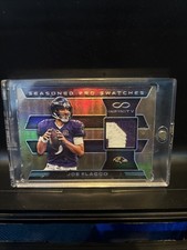 2016 Panini Infinity Seasoned Pros Swatches Joe Flacco #SSP 1/8 (MEM) Game Used