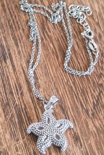 Starfish Ocean Sea Sterling Silver Italy Necklace Pendant