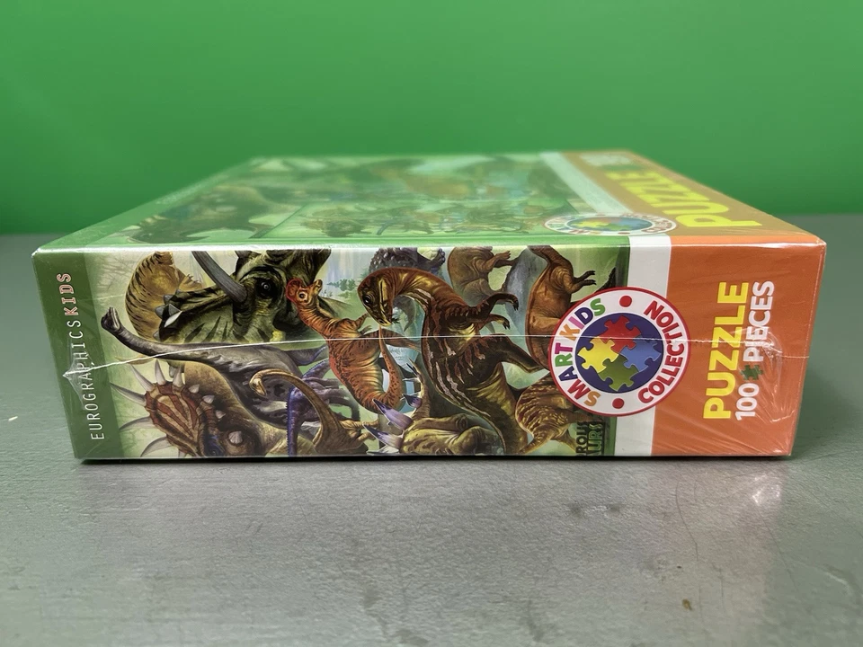HERBIVOROUS DINOSAURS 100 Piece Puzzle NEW Eurographics Kids (19" x 13") 5+ - Image 4 of 4