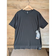 Vuori Strato Tech Tee Shirt Mens Medium Black Performance Short Sleeve V126 NWT